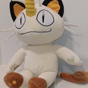 Build-A-Bear Pokemon MEOWTH 18" Stuffed Plush stuffed cat Collector Edition